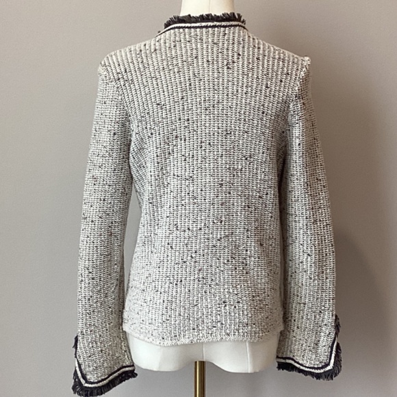 Nic + Zoe All Angles Tweed Cardigan - Size PM - Picture 8 of 10